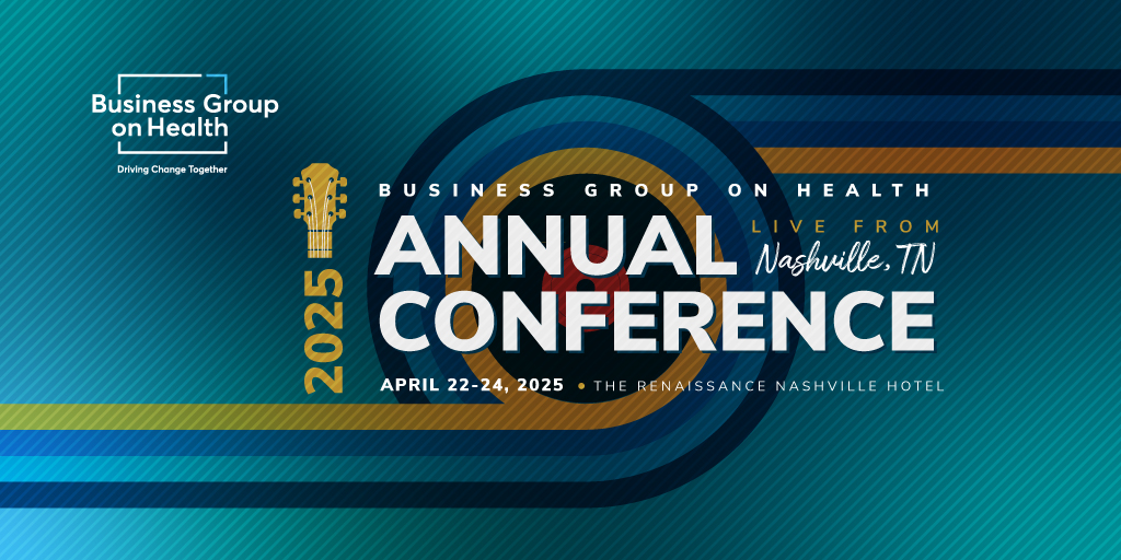 Business Group on Health 2025 Annual Conference Logo for Twitter