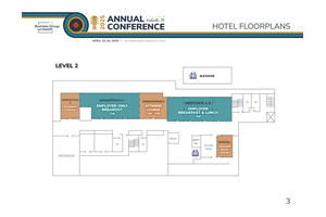 Renaissance Nashville Hotel Conference Center Level 2 Floorplan